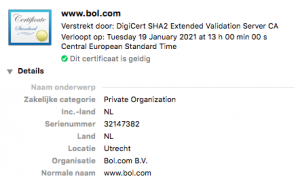 certificaat website controleren